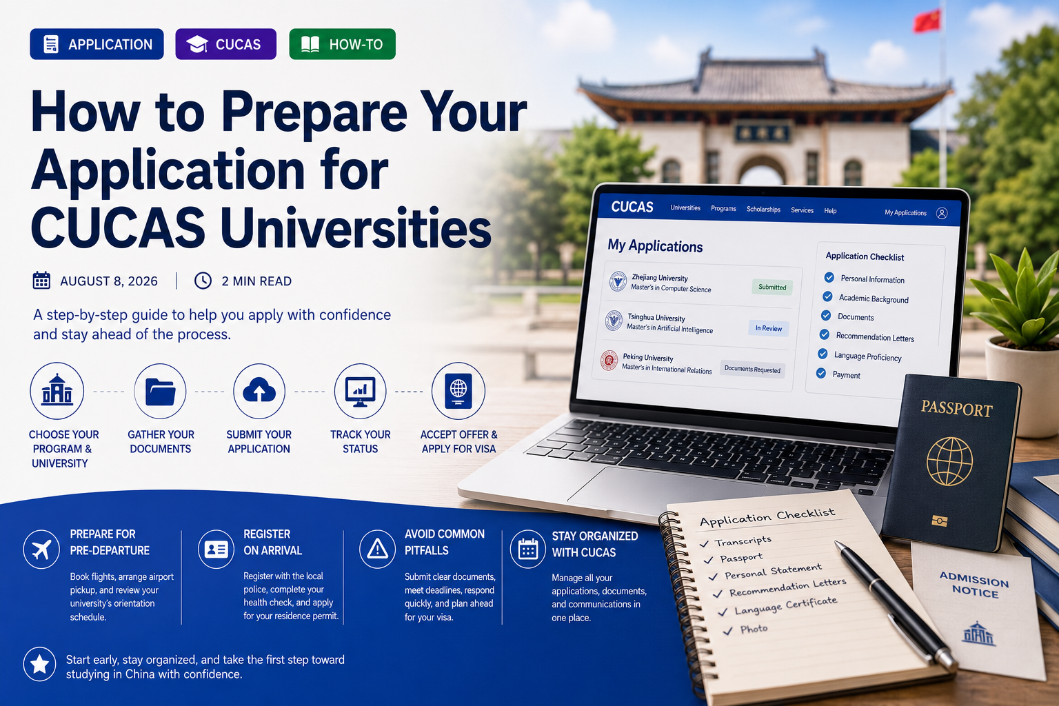 How to Prepare Your Application for CUCAS Universities